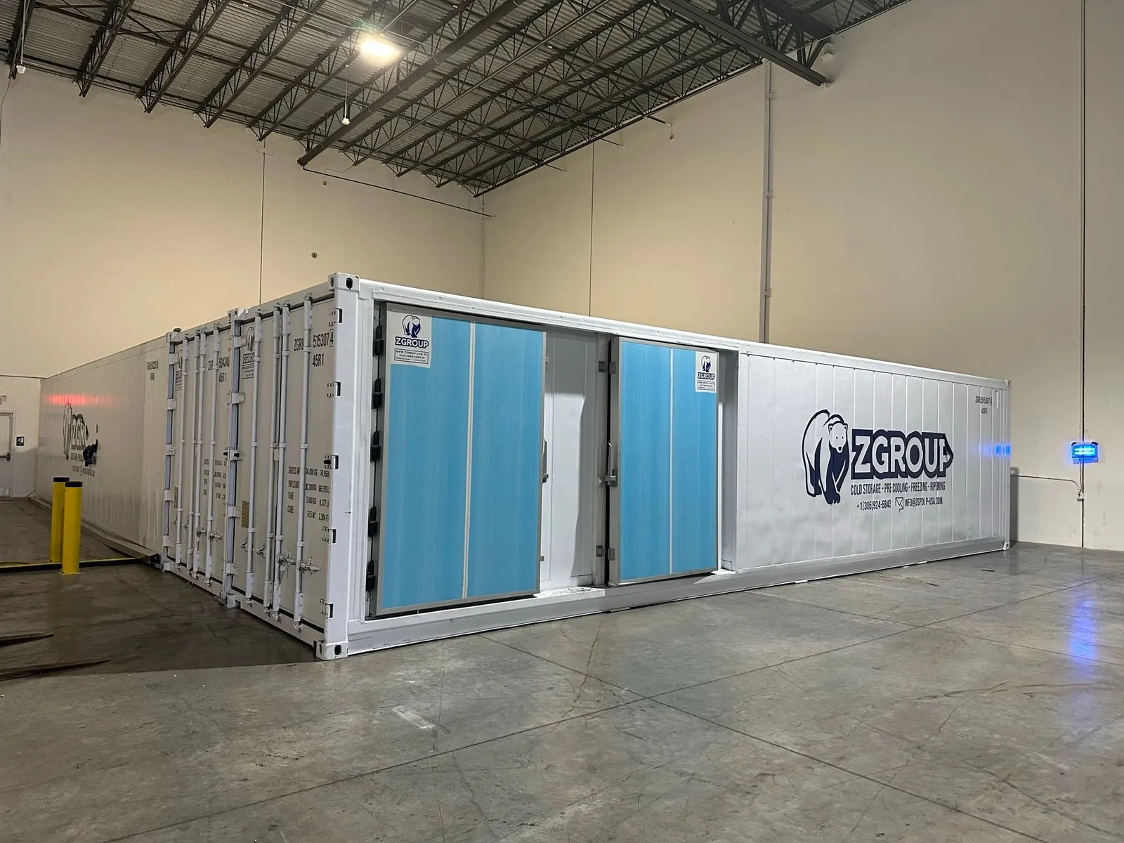 How a frozen food distributor put a commercial freezer inside a dry Miami warehouse