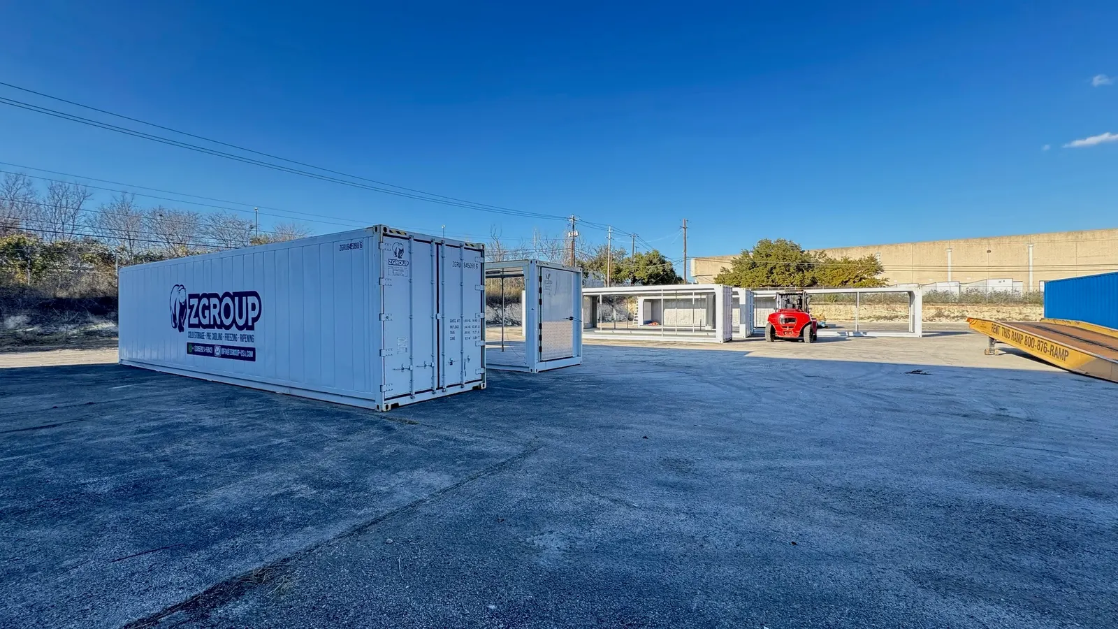 How an Austin meal delivery site added a 160-pallet commercial cooler in its parking lot